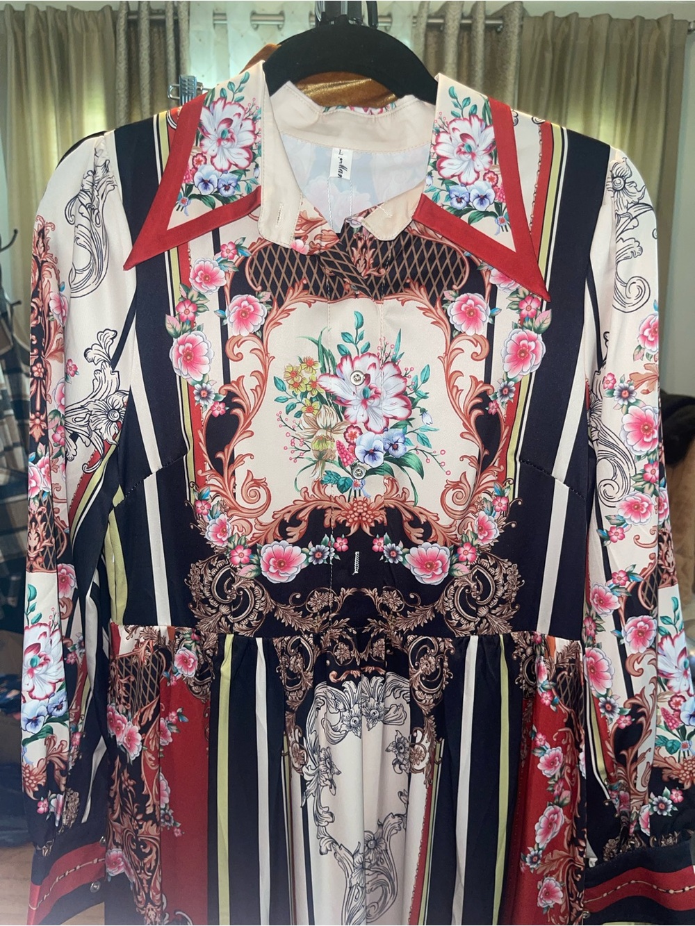 Free Style Roman floral maxi dress. NWT